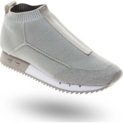 SNEAKERSY Emporio Armani. Szare sneakersy damskie Emporio Armani, z tkaniny. Za 664,30 zł.
