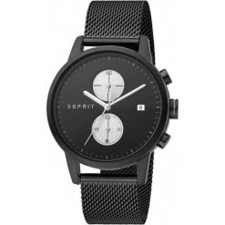Esprit Linear Black Mesh ES1G110M0085. Czarne zegarki męskie Esprit. W wyprzedaży za 552,00 zł.