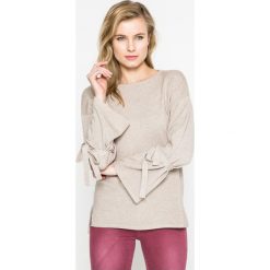 Answear - Sweter. Szare bez kategorii ANSWEAR, s, z dzianiny, z okrągłym kołnierzem. W wyprzedaży za 59,90 zł.