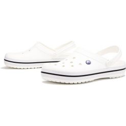 CROCS CROCBAND CLOG > 11016-100. Klapki męskie Crocs, w paski. W wyprzedaży za 129,99 zł.