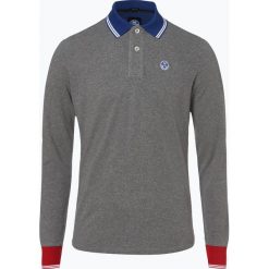 North Sails - Męska koszulka polo, szary. Szare koszulki polo męskie marki North Sails, s, w kolorowe wzory. Za 299,95 zł.
