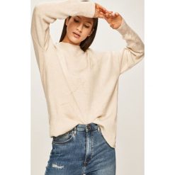Answear - Sweter. Białe swetry damskie ANSWEAR, s, bez wzorów, z elastanu, bez rękawów, bez kaptura. W wyprzedaży za 79,90 zł.
