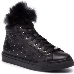 Sneakersy EVA MINGE - EM-08-06-000281 101. Czarne półbuty damskie Eva Minge, ze skóry. W wyprzedaży za 289,00 zł.