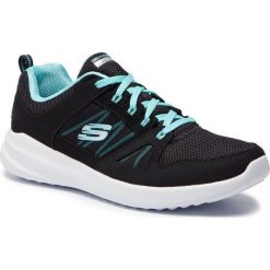 Buty SKECHERS - Skybound 12995/BKTQ Black/Turquoise. Czarne buty sportowe damskie Skechers, ze skóry, sportowe, na fitness i siłownię. W wyprzedaży za 169,99 zł.