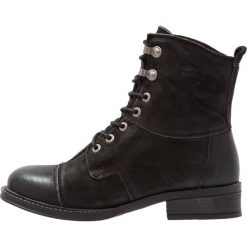 Buty damskie: Ten Points Botki sznurowane black