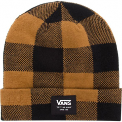 Czapka VANS - Mte Cuff Beanie VN0A3HJ9BXH Black/Rubber. Pomarańczowe bez kategorii marki Vans, z elastanu. Za 99,00 zł.