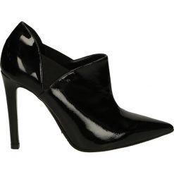 Botki damskie na zamek: Botki - 9581 VER NERO