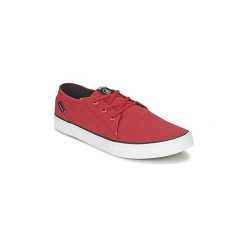 Buty Volcom LO FI SHOE. Czerwone trampki męskie marki Volcom, bez wzorów, bez zapięcia. Za 215,20 zł.