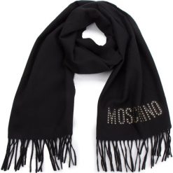 Szal MOSCHINO - 30580 M1878 016. Czarne szaliki męskie MOSCHINO, z materiału. Za 439,00 zł.