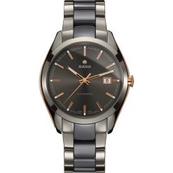 ZEGAREK RADO HYPERCHROME GENT AUTOMATIC XL R32 119 10 2. Czarne zegarki męskie marki RADO, złote. Za 14100,00 zł.