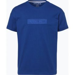 T-shirty męskie: Review – T-shirt męski, niebieski