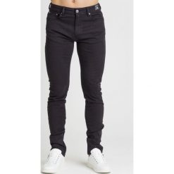 JEANSY SKINNY FIT VERSACE JEANS. Czarne jeansy męskie Versace Jeans, m, z aplikacjami. Za 407,00 zł.