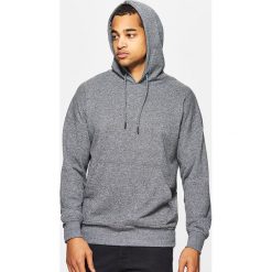 Bluzy męskie: Bluza z kapturem basic – Szary