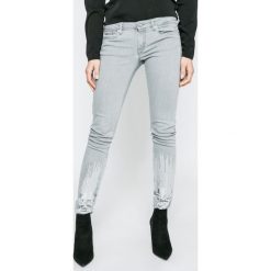 Pepe Jeans - Jeansy Lola Bling. Szare jeansy damskie skinny marki Pepe Jeans, m, z elastanu. W wyprzedaży za 219,90 zł.