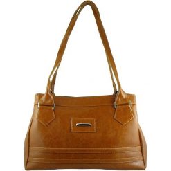 Torebka skórzana damska DAN-A T145 camel - camel. Brązowe torebki klasyczne damskie DAN-A, bez wzorów, ze skóry, bez dodatków. Za 259,99 zł.