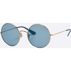 Ray-Ban - Okulary Ja-Jo. Żółte okulary przeciwsłoneczne damskie Ray-Ban, okrągłe. W wyprzedaży za 479,90 zł.