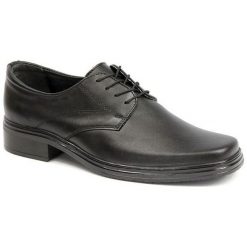 Półbuty męskie Łukbut. Buty wizytowe męskie Łukbut, na co dzień, bez wzorów, ze skóry, eleganckie, na sznurówki. Za 239,00 zł.
