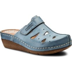 Klapki damskie: Klapki WALDI – 0610 Jeans