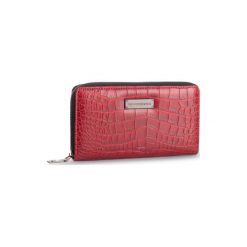 ACCCESSORIES 1W1-028-AW19 Czerwony. Czerwone portfele damskie ACCCESSORIES, bez wzorów, ze skóry ekologicznej. Za 39,99 zł.