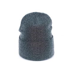 Czapka Street Fashion Czarno-srebrna. Szare czapki damskie Art of Polo, bez wzorów. Za 31,90 zł.