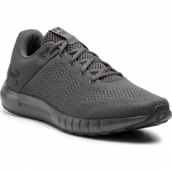 Buty UNDER ARMOUR - Ua Micro G Pursuit 3000011-110 Gry. Szare buty sportowe męskie Under Armour, z materiału, do biegania. W wyprzedaży za 209,00 zł.