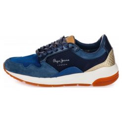 Pepe Jeans Tenisówki Damskie Foster Maya 37 Niebieskie. Niebieskie trampki i tenisówki damskie marki Pepe Jeans, bez wzorów, z jeansu, bez zapięcia. Za 415,00 zł.