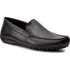 Mokasyny GEOX - U Snake Moc 2Fit B U64D6B 00085 C9999 Black. Czarne mokasyny męskie Geox, na co dzień, bez wzorów, ze skóry, eleganckie, bez zapięcia. W wyprzedaży za 339,00 zł.