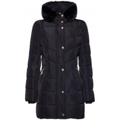 Geox Płaszcz Damski Elidia Xl Czarny. Czarne płaszcze damskie marki Geox, xl, eleganckie. W wyprzedaży za 989,00 zł.
