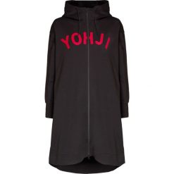 Bluza maxi Y-3. Czarne bluzy damskie Y-3, z aplikacjami, z bawełny, bez rękawów, bez kaptura. Za 1499,00 zł.