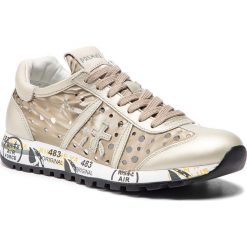 Sneakersy PREMIATA - Lucy-D 3659 Złoty. Żółte półbuty damskie marki Premiata, na co dzień, bez wzorów, ze skóry, bez obcasa, na płaskiej podeszwie, bez zapięcia. Za 849,00 zł.