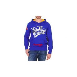 Bluzy Franklin Marshall SUNBURY. Niebieskie bluzy męskie Franklin Marshall, xs, bez wzorów, bez kołnierzyka, bez rękawów, bez kaptura. Za 219,50 zł.