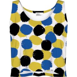 Colour Pleasure Koszulka damska CP-035 4 żółto-niebieska r. XXXL-XXXXL. Żółte t-shirty damskie marki Colour pleasure. Za 64,14 zł.