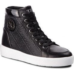 Sneakersy GUESS - FLACE3 LEP12 BLACK. Czarne sneakersy damskie Guess, z materiału. Za 629,00 zł.