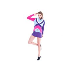 Galaxy Sweatshirt (Purple). Fioletowe bluzy damskie OKUAKU, xs, w geometryczne wzory, z bawełny. Za 209,30 zł.