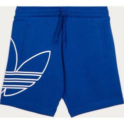 Adidas Originals - Szorty dziecięce 128-170 cm. Niebieskie spodenki chłopięce adidas Originals, z nadrukiem, z elastanu, casualowe. Za 99,90 zł.