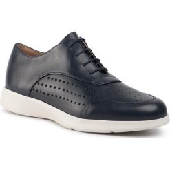 Sneakersy GEOX - D Arjola C D92DHC 00043 C4002 Navy. Niebieskie półbuty damskie Geox, ze skóry. W wyprzedaży za 269,00 zł.