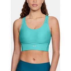 Biustonosze sportowe: Under Armour Biustonosz Crossback Clutch Bra turkusowy r. M (1303477-425)