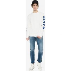 Scotch & Soda Bluza Biały. Białe bluzy męskie Scotch & Soda, xl, z nadrukiem, z bawełny, bez kołnierzyka, bez rękawów, bez kaptura. Za 438,95 zł.