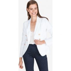 Pinko Cacao Marynarka Biały. Białe kurtki damskie Pinko, s, bez wzorów, z elastanu. Za 1544,95 zł.
