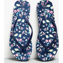Klapki typu japonki. Niebieskie klapki damskie Moodo, bez wzorów, bez obcasa. Za 4,99 zł.