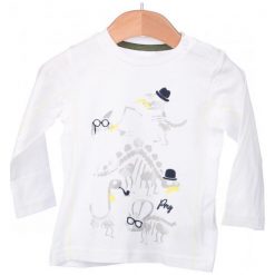 Primigi T-Shirt Chłopięcy 86 Biały. Białe t-shirty chłopięce Primigi. W wyprzedaży za 29,00 zł.