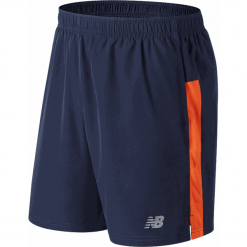 New Balance MS81918DME. Niebieskie spodenki i szorty męskie marki New Balance, s, z poliesteru, sportowe, do biegania. W wyprzedaży za 69,99 zł.