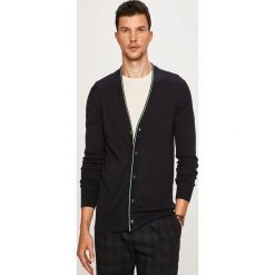 Scotch & Soda - Kardigan. Niebieskie swetry męskie Scotch & Soda, s, bez wzorów, z bawełny. W wyprzedaży za 319,90 zł.