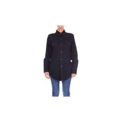Koszule Calvin Klein Jeans 81WWTA75C154. Niebieskie koszule damskie Calvin Klein Jeans, bez wzorów, z jeansu, bez kołnierzyka, bez rękawów. Za 674,06 zł.