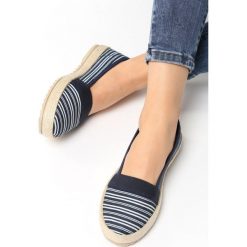 Granatowe Espadryle Relax. Szare tomsy damskie Born2be, w paski, na niskim obcasie. Za 39,99 zł.