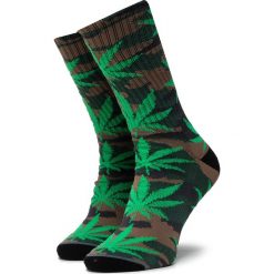 Skarpety Wysokie Unisex HUF - Plantlife Pop Camo Sock SK00458 r.OS Black. Zielone skarpetki damskie HUF, bez wzorów, z bawełny. Za 69,00 zł.