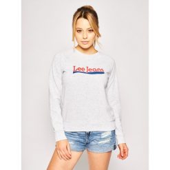 Bluza Lee Crew L53KBR03. Szare bluzy damskie Lee, xl, bez wzorów, z bawełny, bez rękawów, bez kaptura. W wyprzedaży za 209,00 zł.