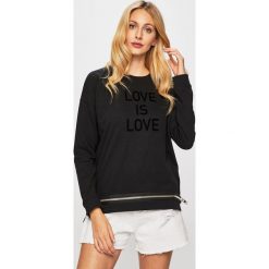 Silvian Heach - Bluza. Czarne bluzy damskie Silvian Heach, s, bez wzorów, z bawełny, bez rękawów, bez kaptura. W wyprzedaży za 299,90 zł.