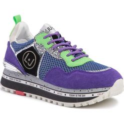 Sneakersy LIU JO - Maxi Alexa Running BXX051 PX071 Purple S1202. Fioletowe półbuty damskie Liu Jo, na co dzień, z aplikacjami, z zamszu, bez obcasa, na płaskiej podeszwie, bez zapięcia. Za 649,00 zł.