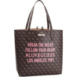 Torebki klasyczne damskie: Torebka GUESS - HWSH64 22250 BROWN LOGO/CAMEL